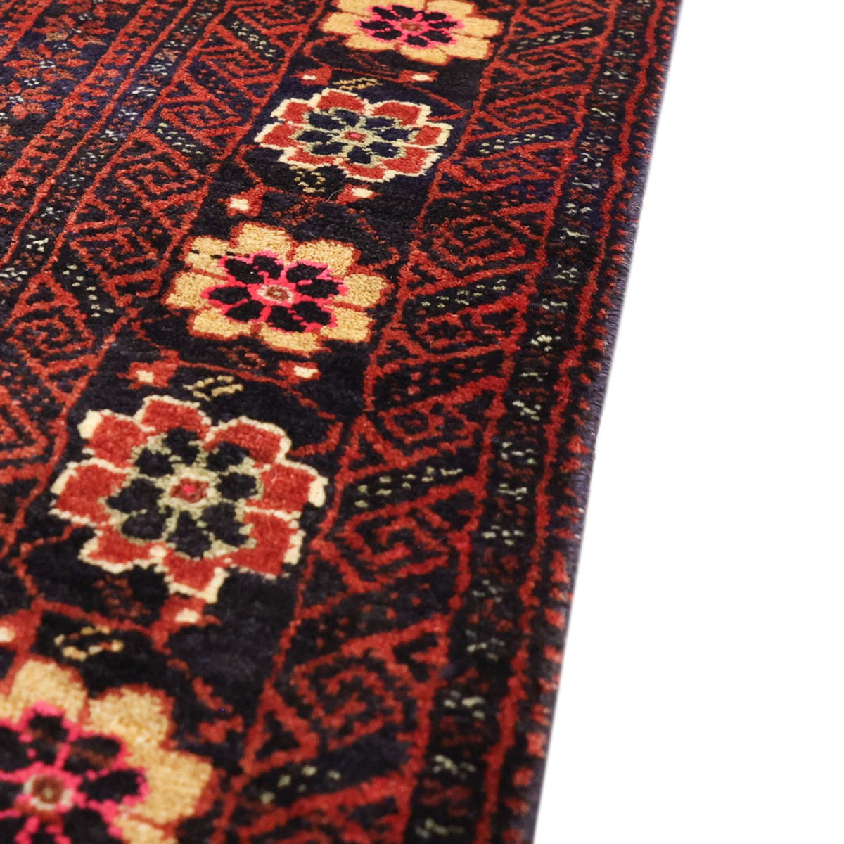 Tapis de couloir Tapis Belutsch - 190 x 98 cm - rouge foncé