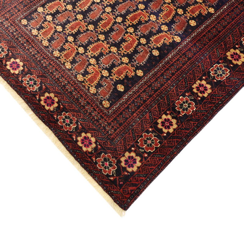 Tapis de couloir Tapis Belutsch - 190 x 98 cm - rouge foncé