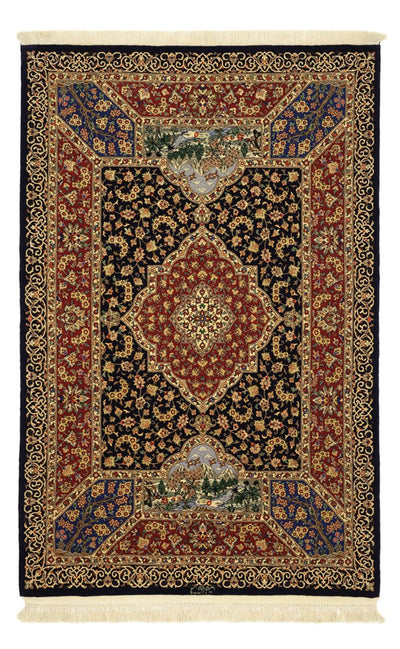 Tapis de Qom Tapis 100x154cm - Tapis persan