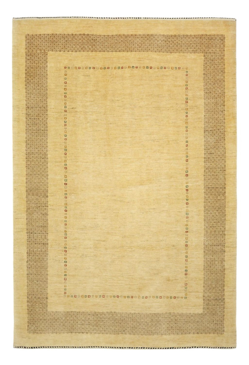 Tapis Gabbeh - Persan Kashkuli - 182 x 126 cm - beige