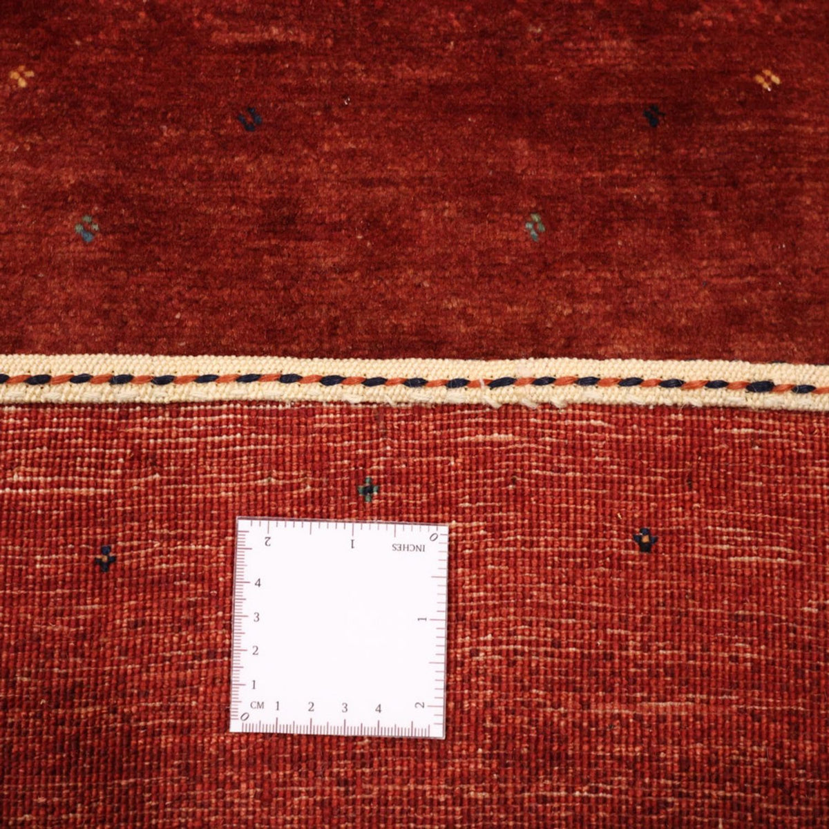 Tapis Gabbeh - Persan Kashkuli - 190 x 128 cm - rouge