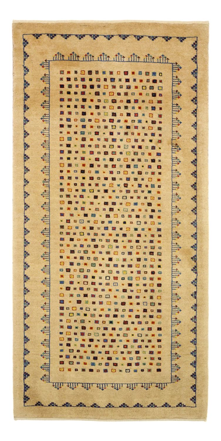 Tapis Gabbeh - Loribaft Persan - 164 x 79 cm - or