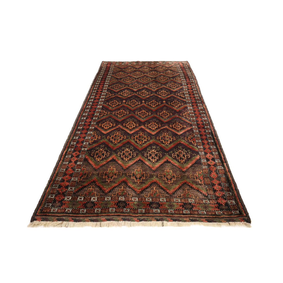 Tapis de couloir Tapis Belutsch - 294 x 141 cm - beige foncé