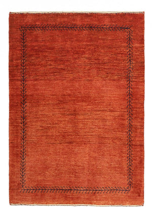 Tapis Gabbeh - Loribaft Persan - 115 x 82 cm - rouge foncé