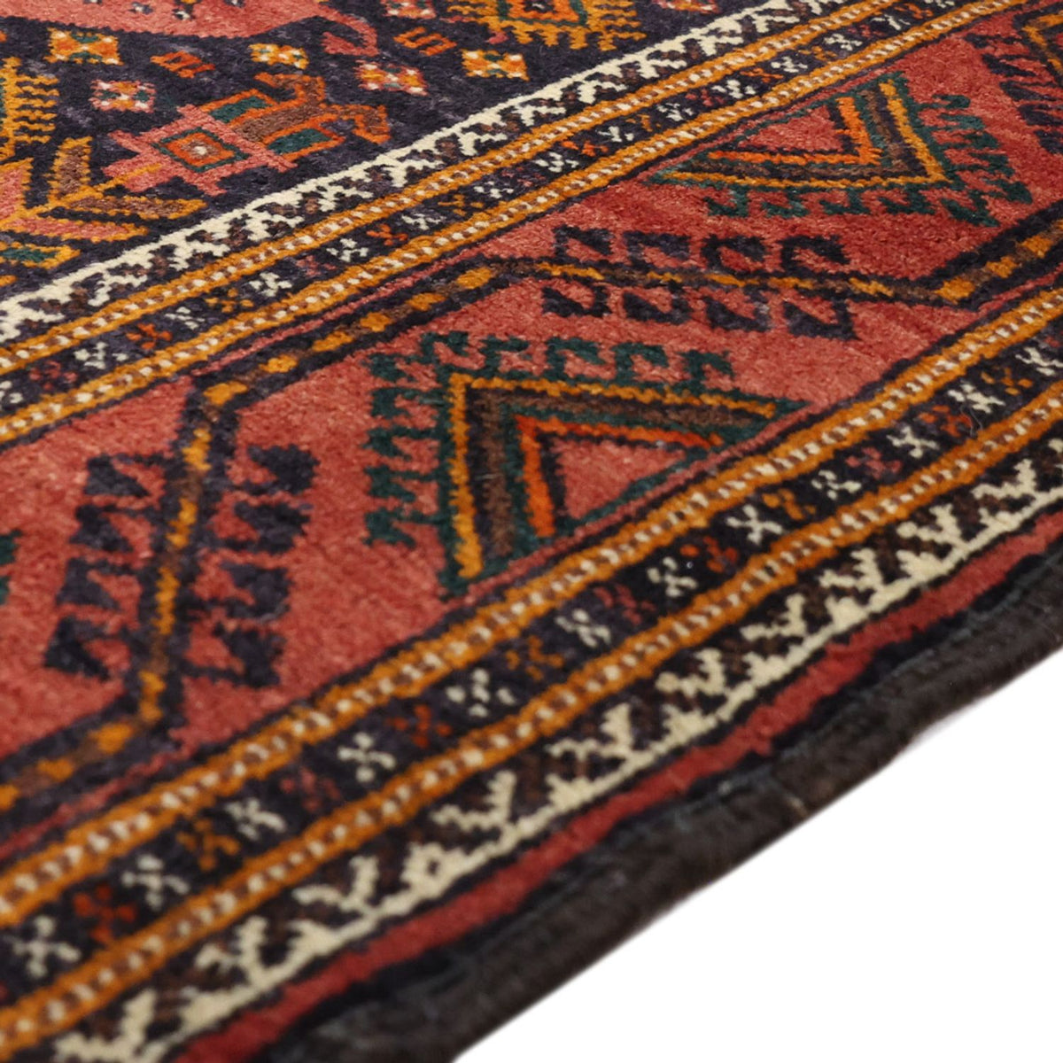 Tapis de couloir Tapis Belutsch - 249 x 113 cm - bleu foncé