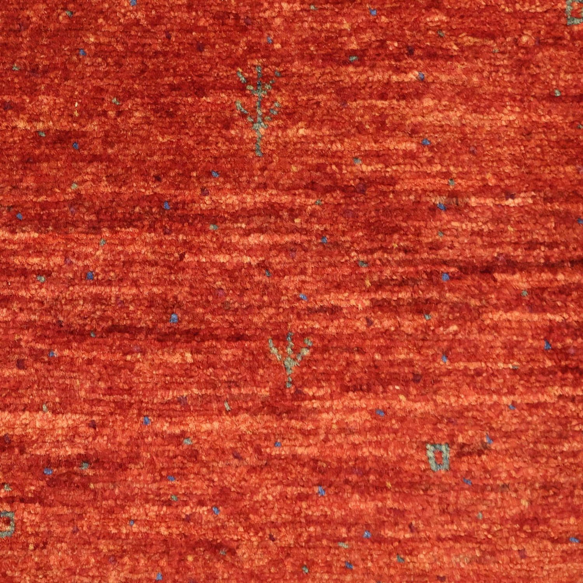 Tapis Gabbeh - Persan Kashkuli - 127 x 78 cm - orange