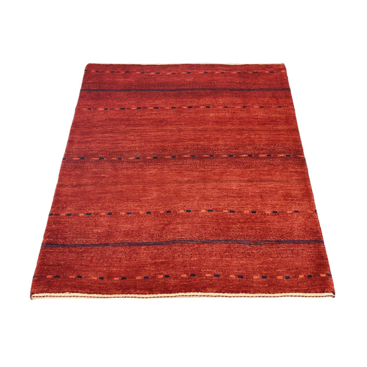 Tapis Gabbeh - Persan Kashkuli - 119 x 96 cm - rouge foncé