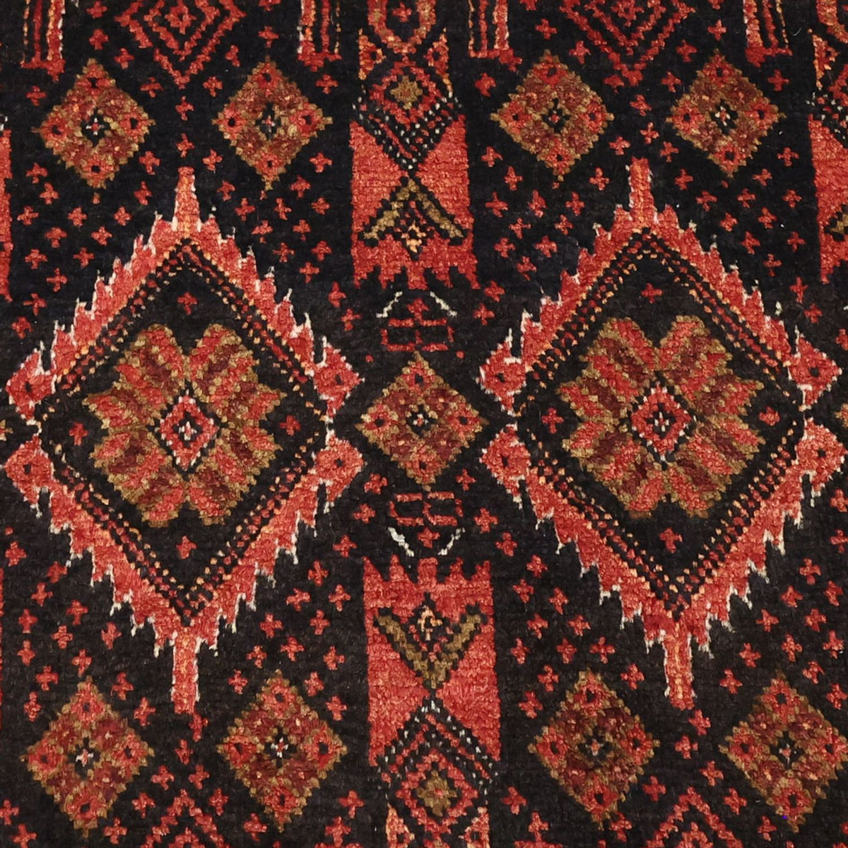 Tapis de couloir Tapis Belutsch - 205 x 105 cm - rouge foncé