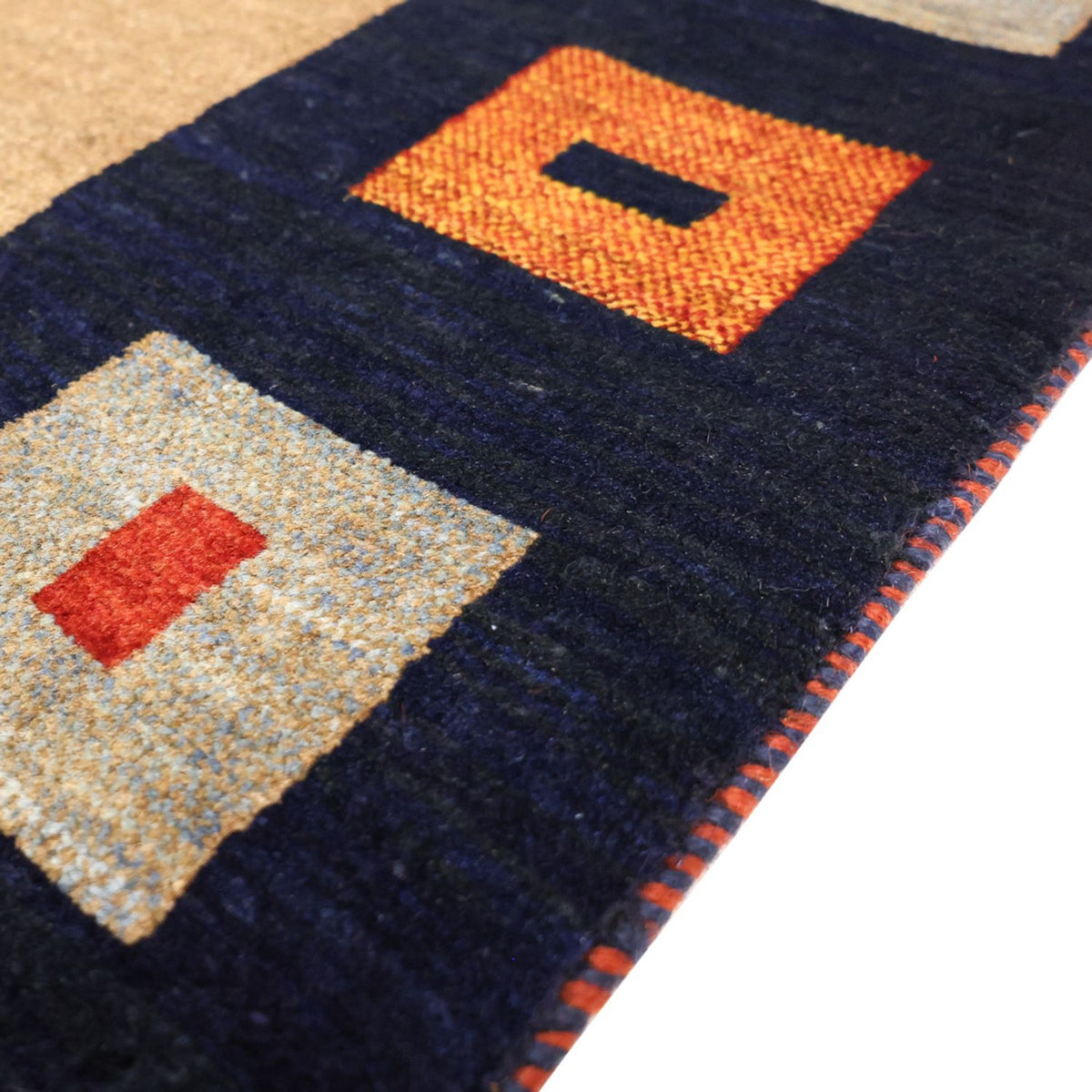 Tapis Gabbeh - Loribaft Persan - 156 x 105 cm - multicolore