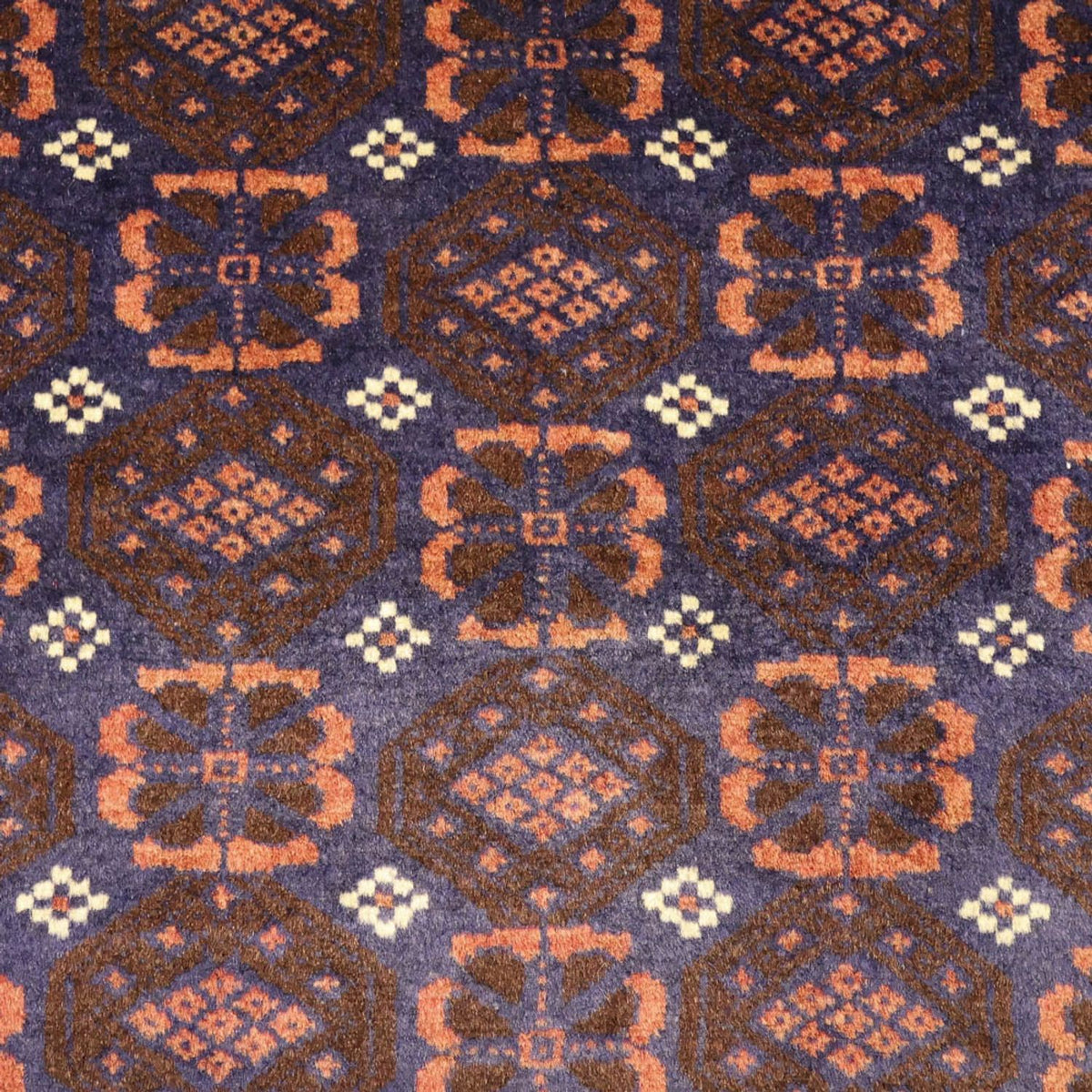 Tapis de couloir Tapis Belutsch - 185 x 100 cm - bleu foncé