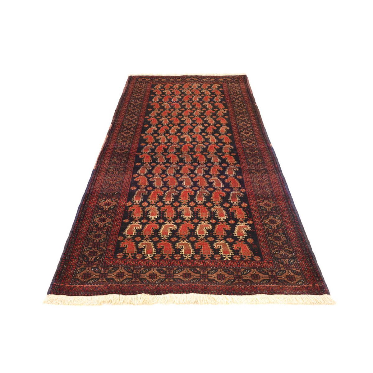 Tapis de couloir Tapis Belutsch - 212 x 102 cm - beige foncé