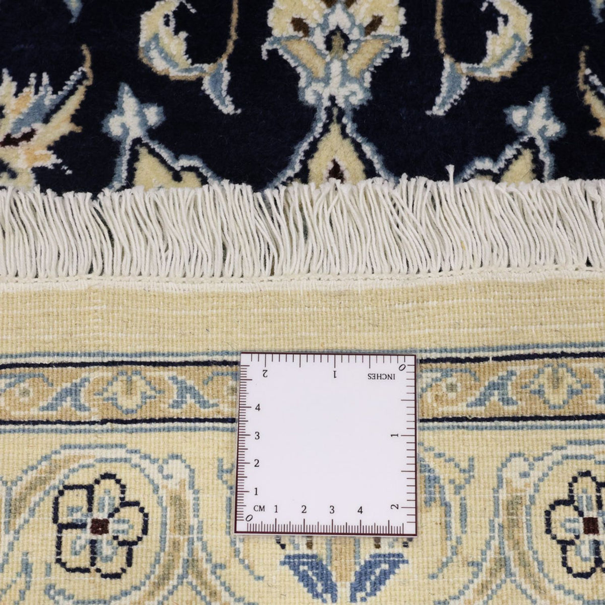 Tapis persan - Nain - Royal - 152 x 87 cm - bleu foncé