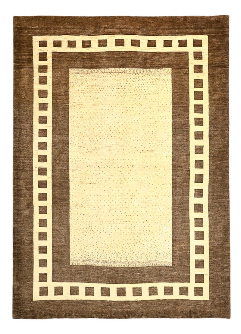 Tapis Gabbeh - Persan Kashkuli - 248 x 178 cm - beige