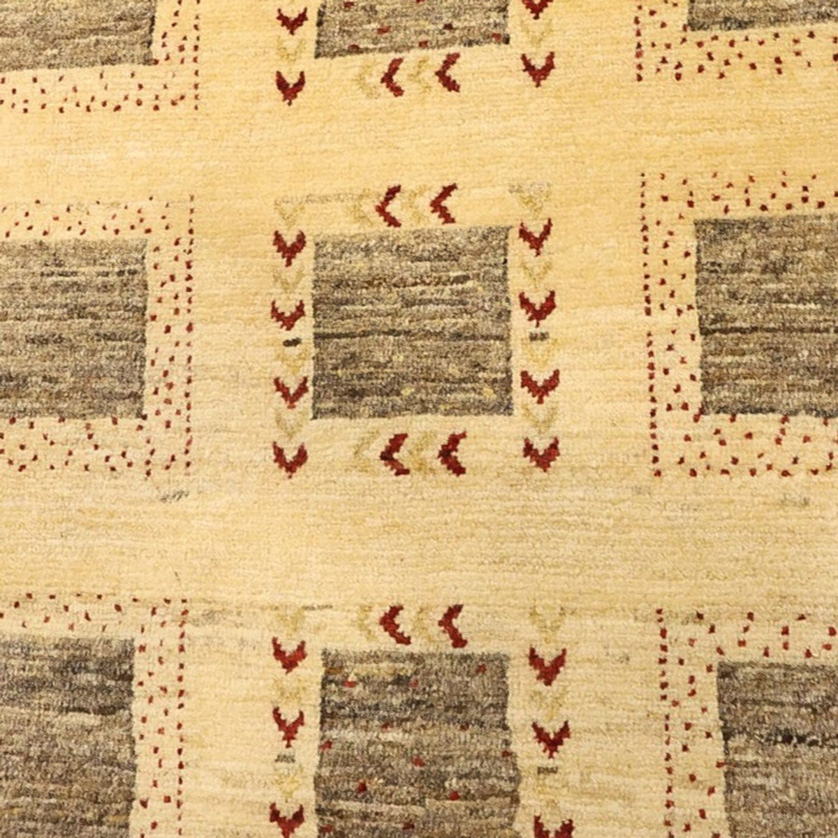 Tapis Gabbeh - Persan Kashkuli - 190 x 116 cm - beige