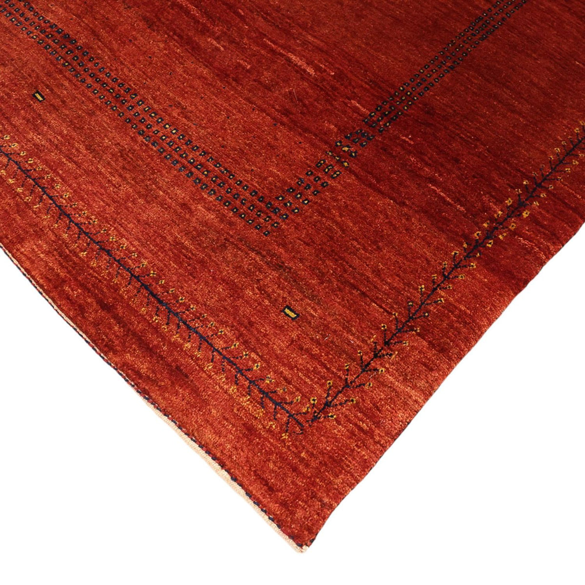Tapis Gabbeh - Persan Kashkuli - Royal - 180 x 124 cm - rouge
