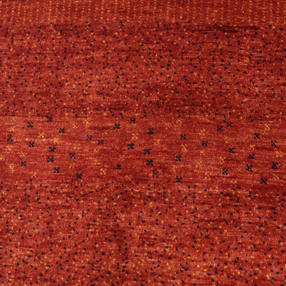 Tapis Gabbeh - Persan Kashkuli - 116 x 97 cm - rouille
