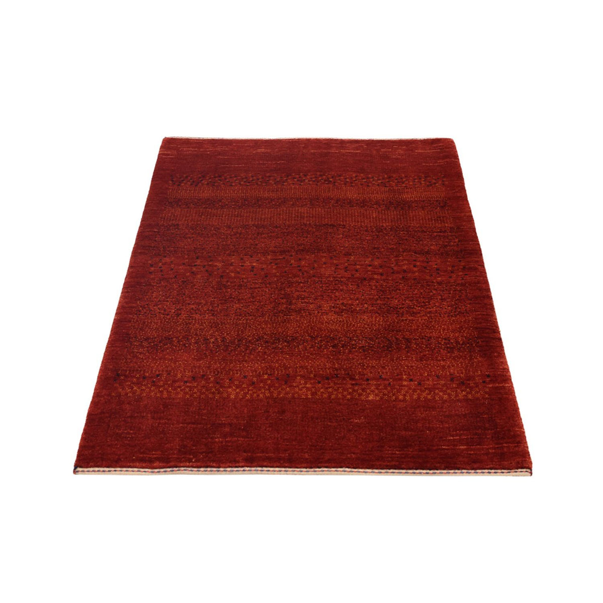 Tapis Gabbeh - Persan Kashkuli - 116 x 97 cm - rouille