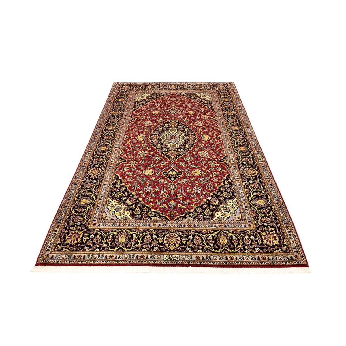 Tapis persan - Keshan - 211 x 138 cm - rouge