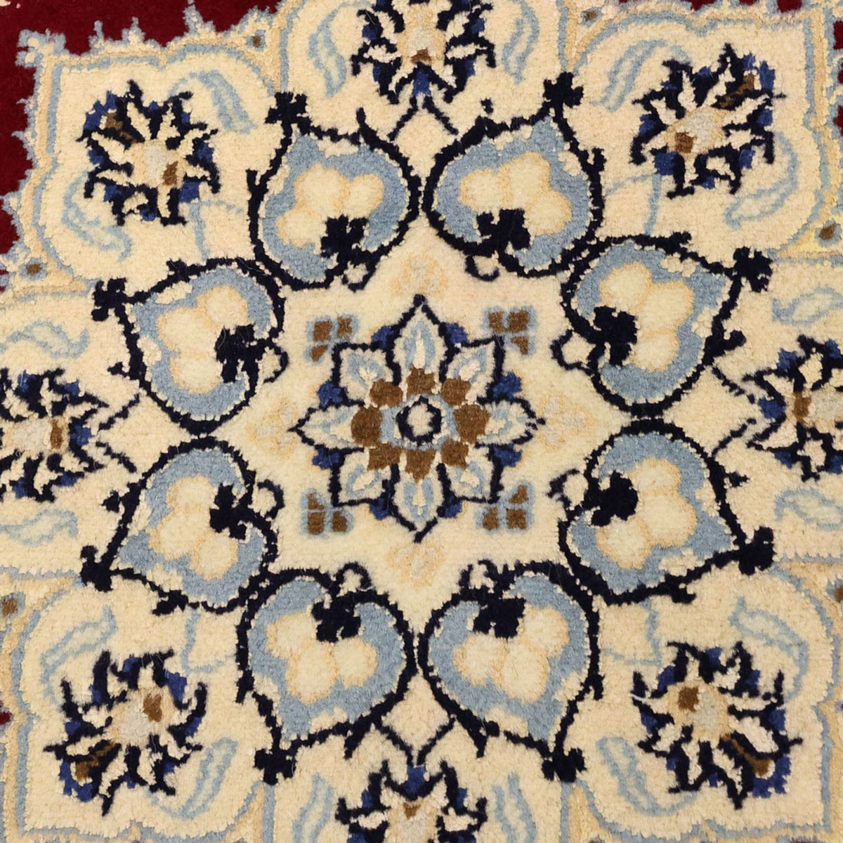 Tapis persan - Nain - Royal - 158 x 89 cm - rouge