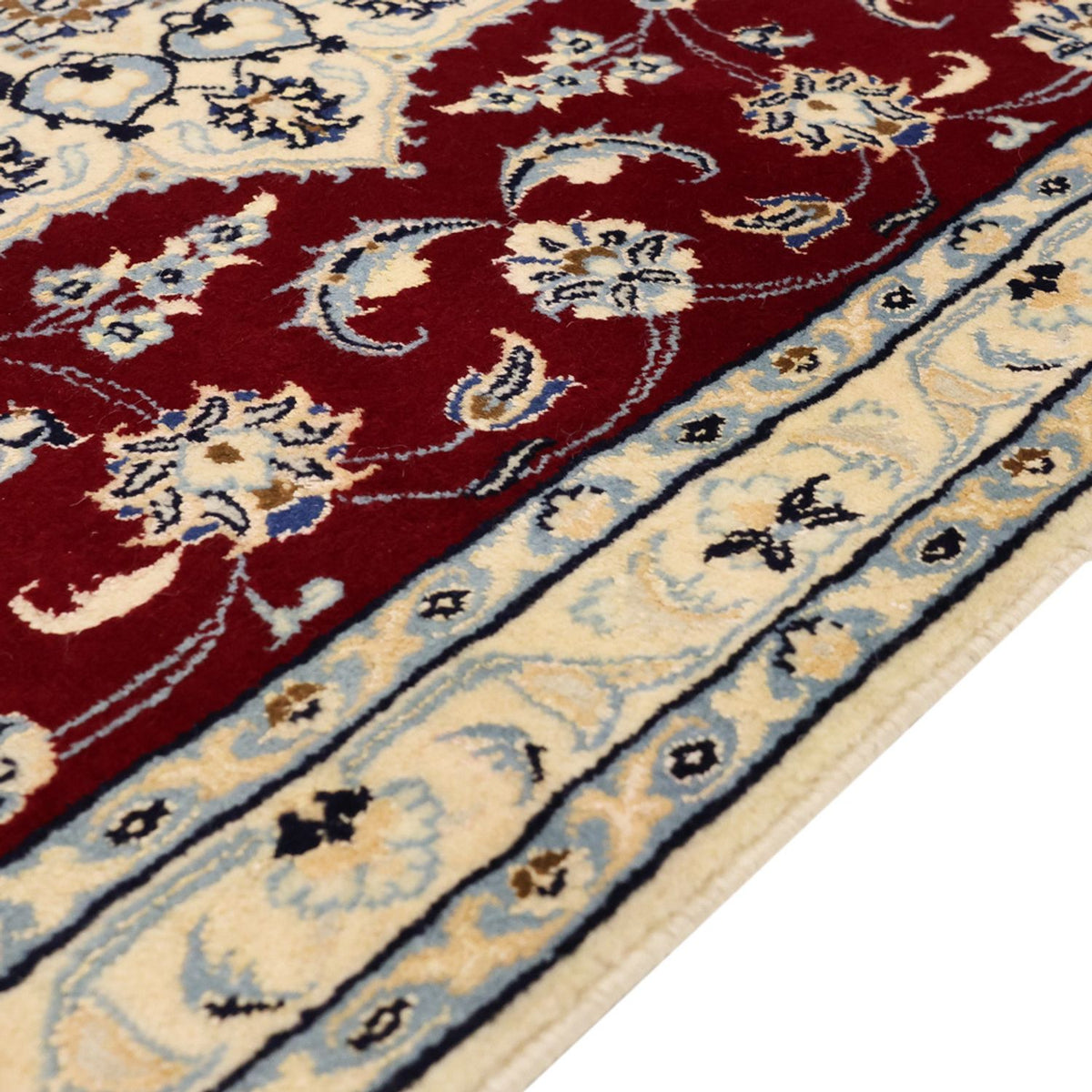 Tapis persan - Nain - Royal - 158 x 89 cm - rouge
