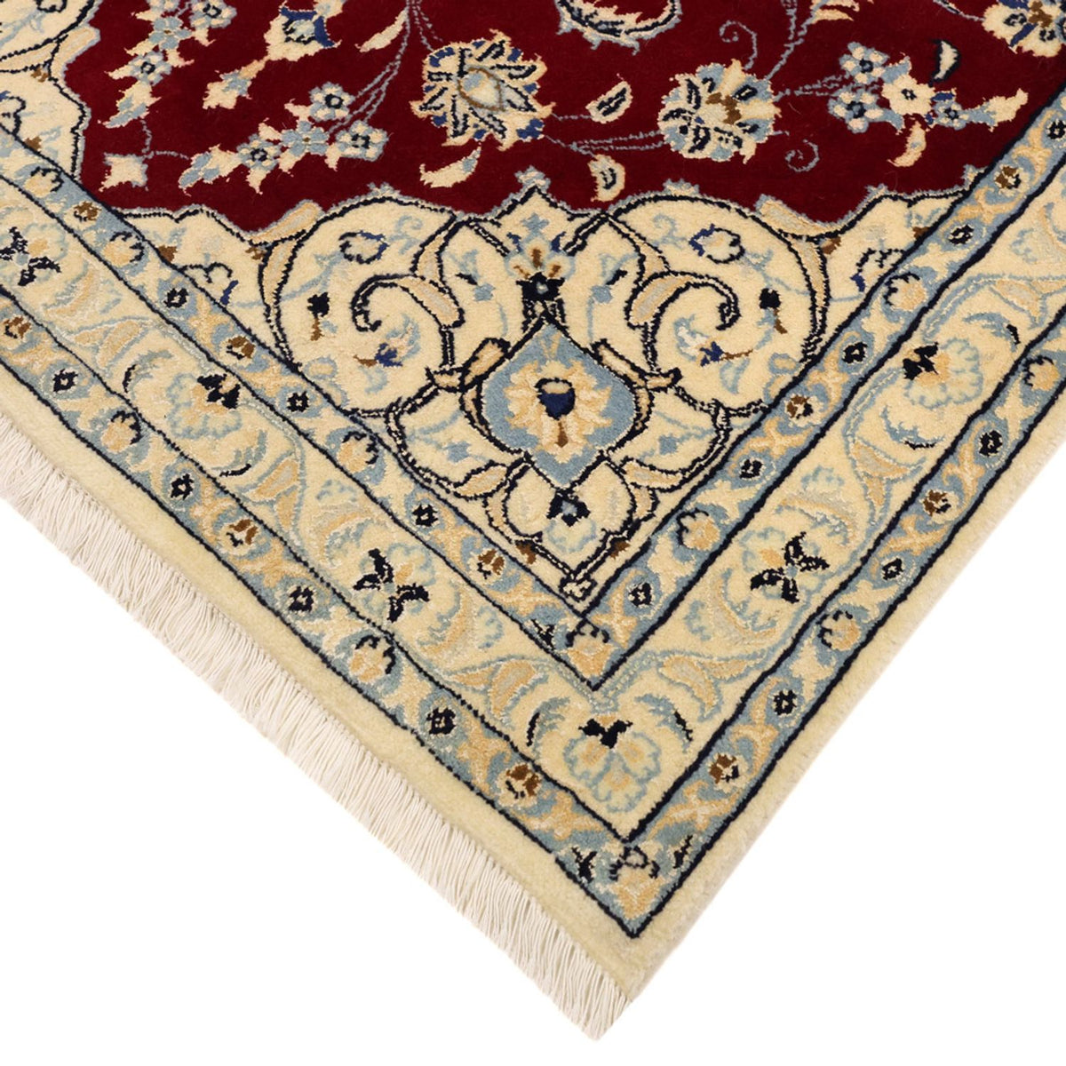 Tapis persan - Nain - Royal - 158 x 89 cm - rouge