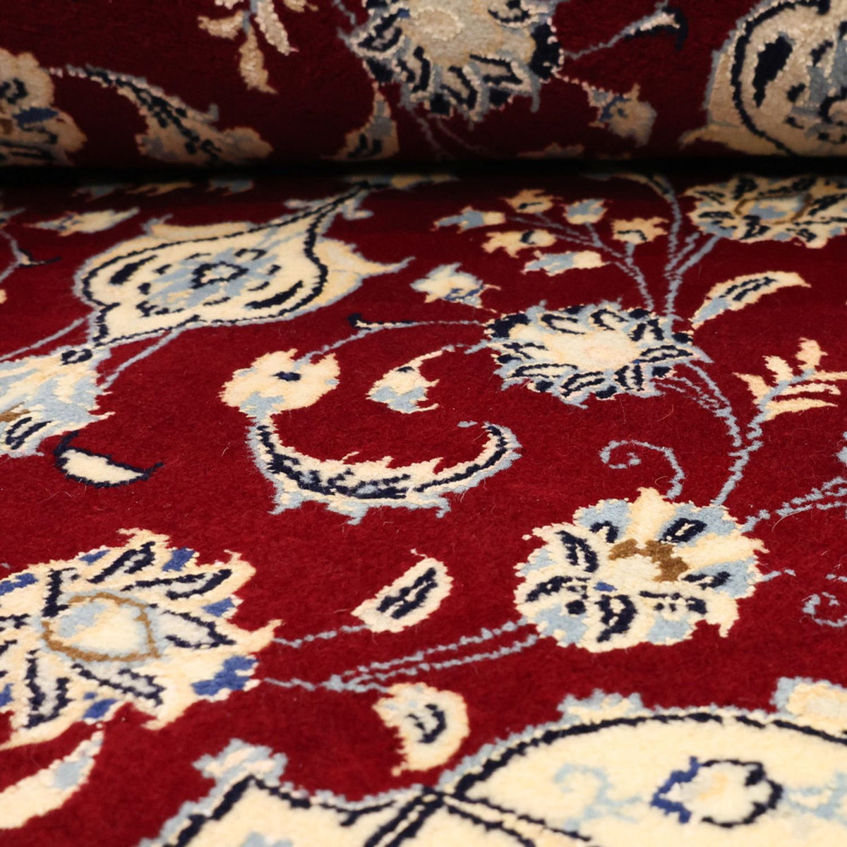 Tapis persan - Nain - Royal - 158 x 89 cm - rouge