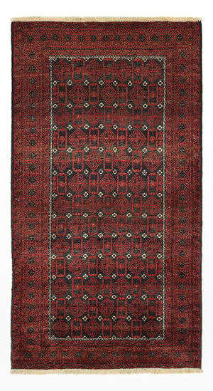 Tapis de couloir Tapis Belutsch - 196 x 107 cm - rouge foncé