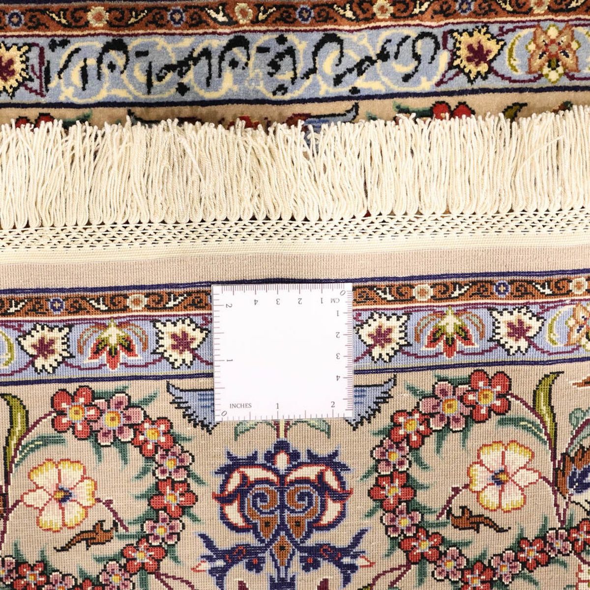 Tapis persan - Isfahan - Premium - Chaîne de soie - 171 x 111 cm - beige