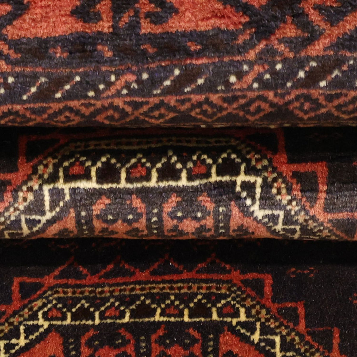 Tapis de couloir Tapis Belutsch - 196 x 92 cm - rouge foncé