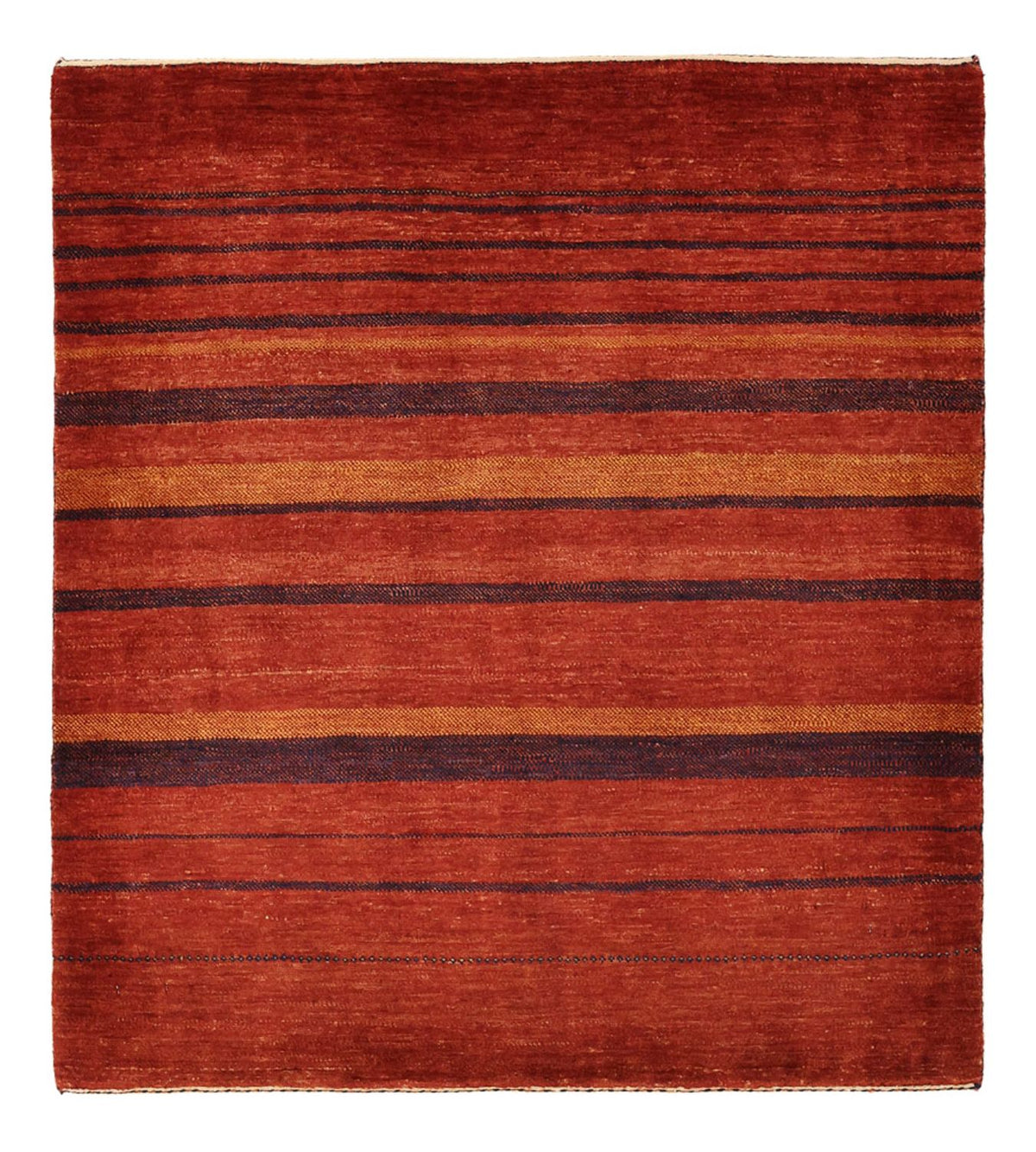 Tapis Gabbeh - Persan Kashkuli carré - 112 x 103 cm - multicolore