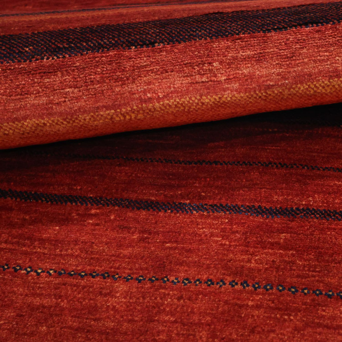 Tapis Gabbeh - Persan Kashkuli carré - 112 x 103 cm - multicolore