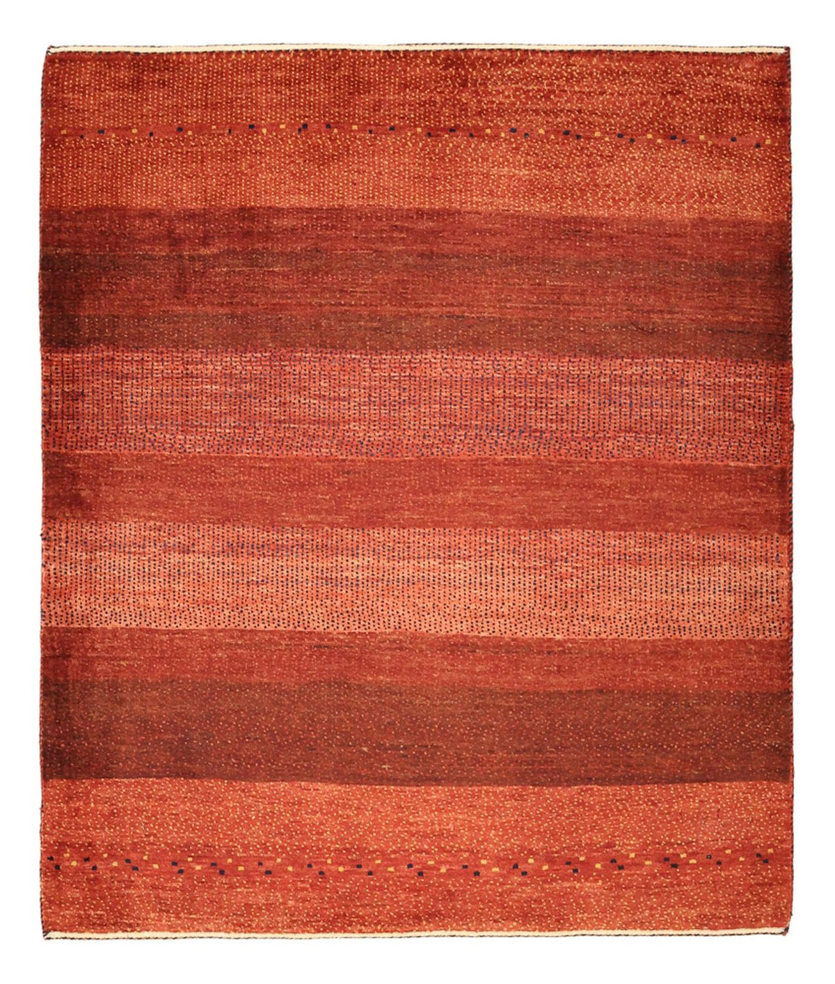Tapis Gabbeh - Persan Kashkuli - 116 x 100 cm - multicolore