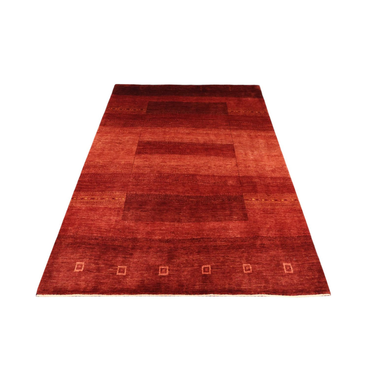 Tapis Gabbeh - Persan Kashkuli - 189 x 132 cm - rouge
