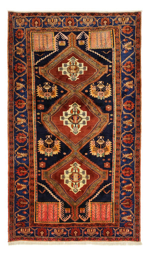 Tapis persan - Bidjar - 293 x 174 cm - rouge foncé