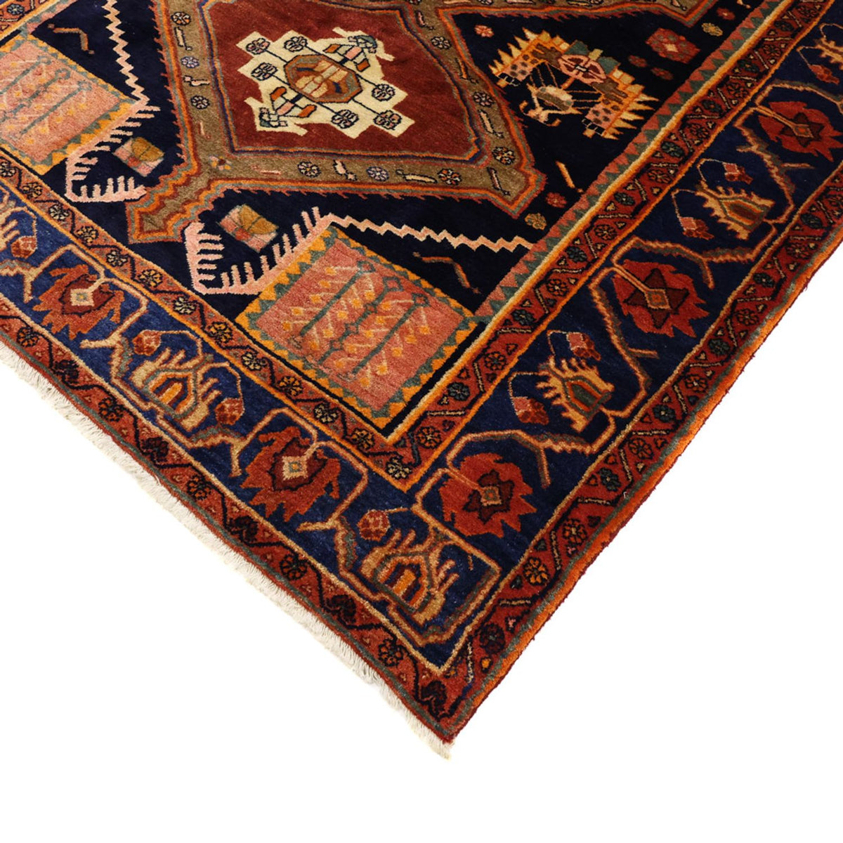 Tapis persan - Bidjar - 293 x 174 cm - rouge foncé