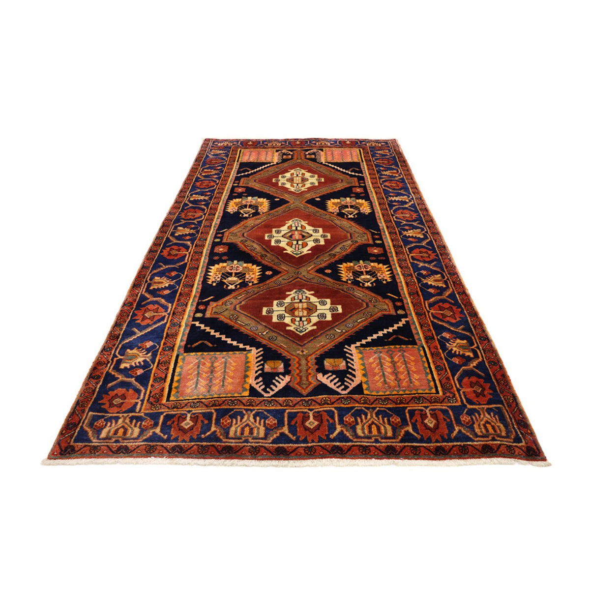 Tapis persan - Bidjar - 293 x 174 cm - rouge foncé