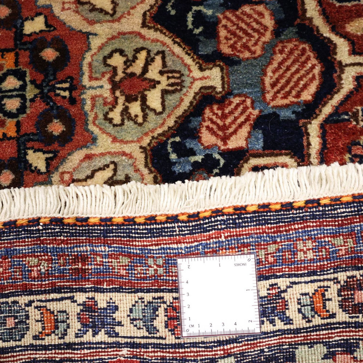 Tapis persan - Bidjar - Royal - 276 x 168 cm - rouge foncé