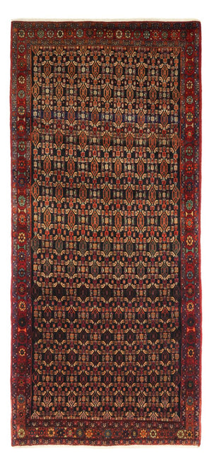 Tapis de couloir Tapis persan - Nomadic - 294 x 129 cm - rouge foncé