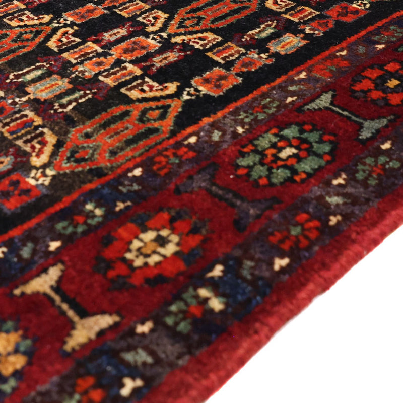 Tapis de couloir Tapis persan - Nomadic - 294 x 129 cm - rouge foncé