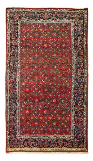 Tapis persan - Bidjar - Royal - 288 x 168 cm - rouge foncé