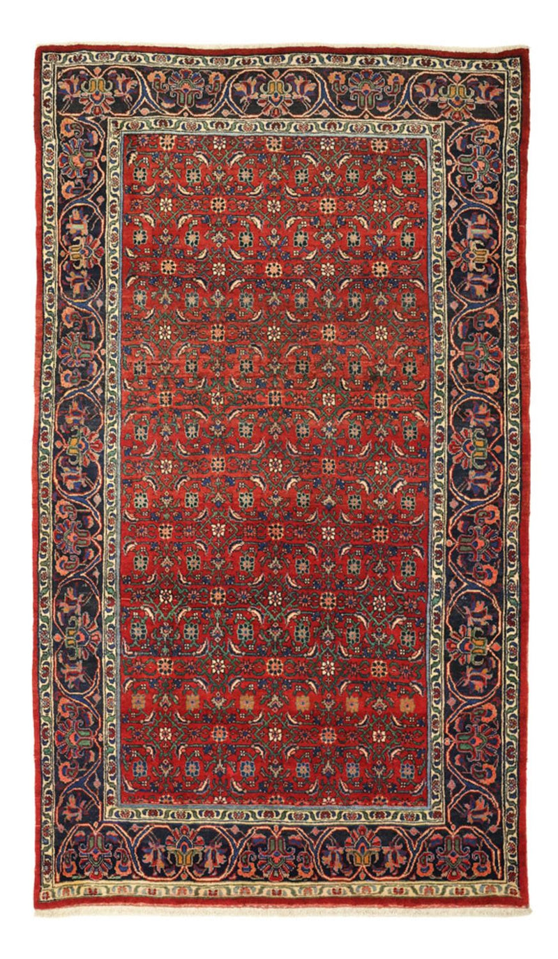 Tapis persan - Bidjar - Royal - 288 x 168 cm - rouge foncé
