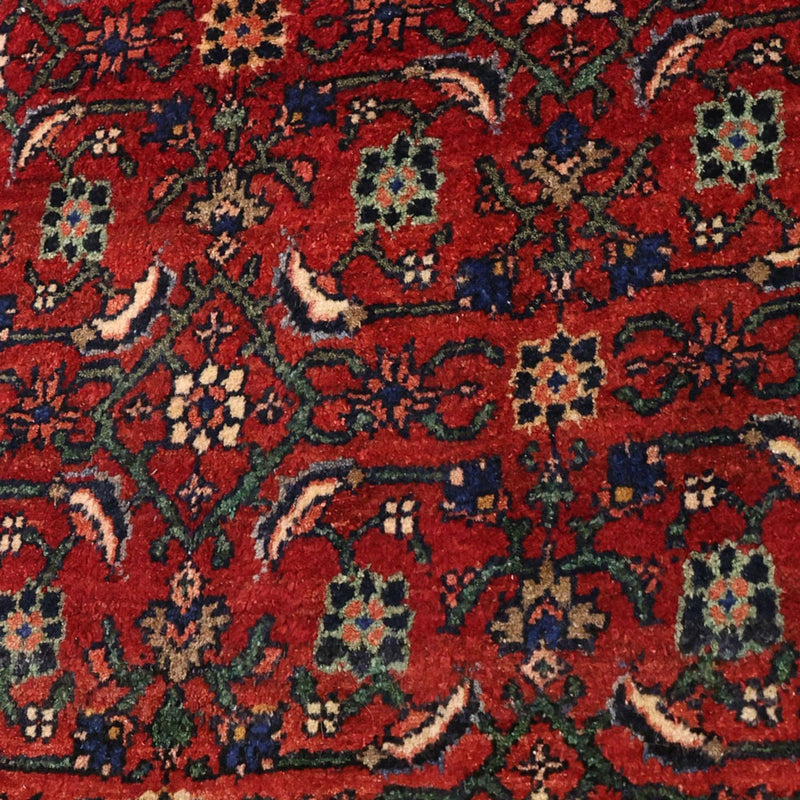 Tapis persan - Bidjar - Royal - 288 x 168 cm - rouge foncé