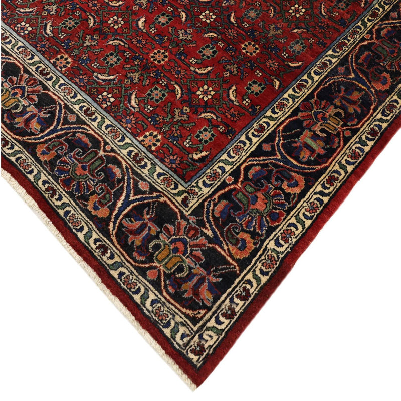 Tapis persan - Bidjar - Royal - 288 x 168 cm - rouge foncé