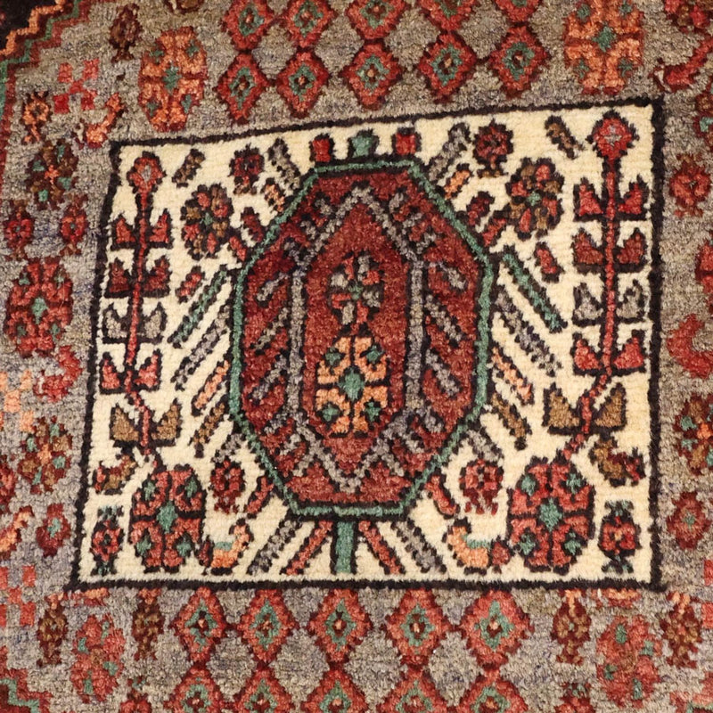 Tapis de couloir Tapis persan - Nomadic - 295 x 130 cm - rouge foncé