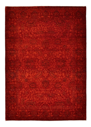 Tapis Gabbeh - Loribaft Persan - 200 x 142 cm - rouge