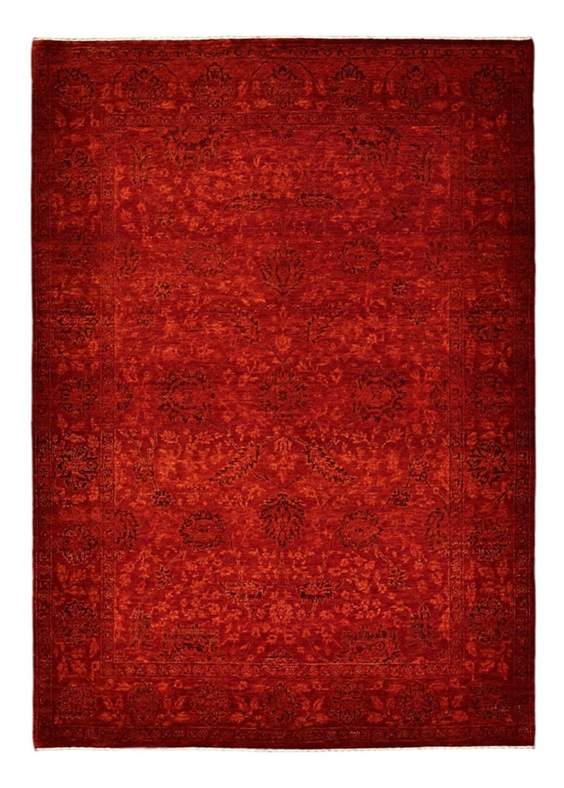 Tapis Gabbeh - Loribaft Persan - 200 x 142 cm - rouge