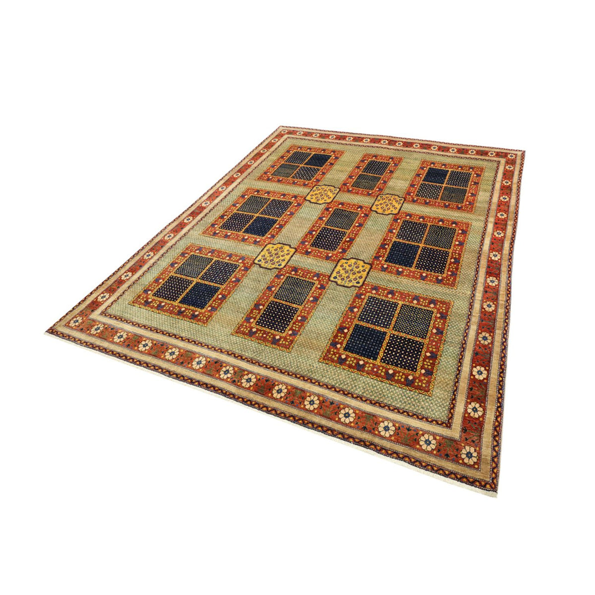 Tapis Gabbeh - Loribaft Persan - 315 x 243 cm - multicolore