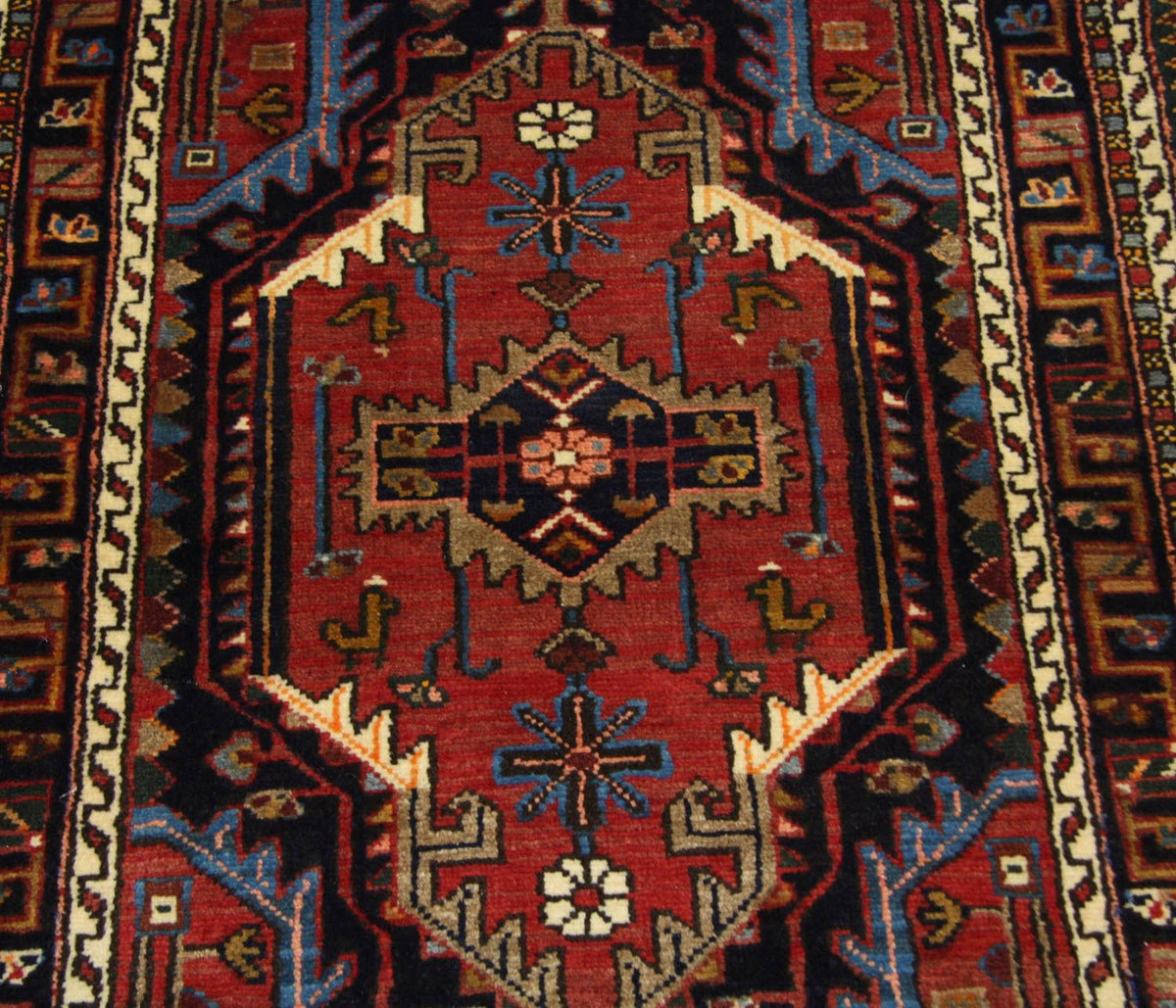 Tapis persan - Nomadic - 138 x 92 cm - rouge