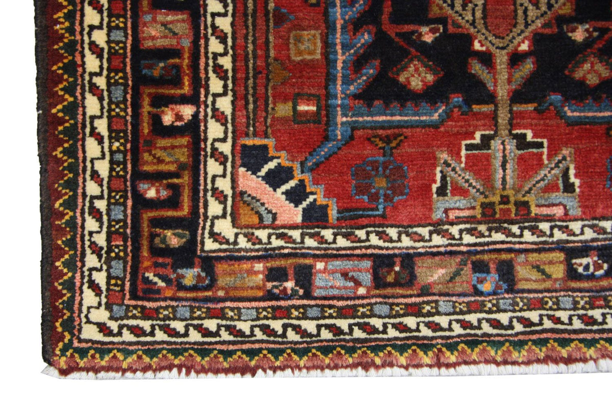 Tapis persan - Nomadic - 138 x 92 cm - rouge