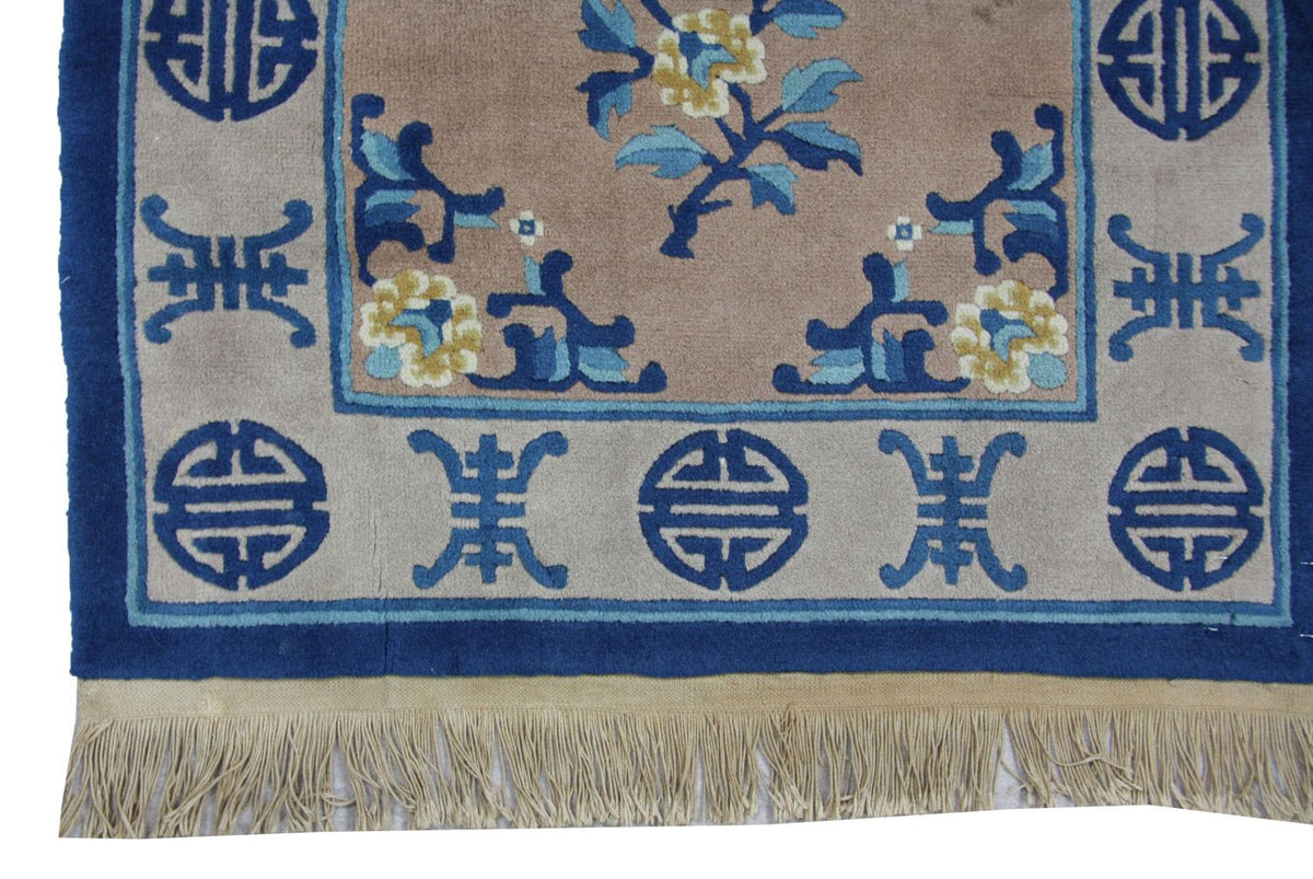 Tapis chinois - 152 x 91 cm - bleu